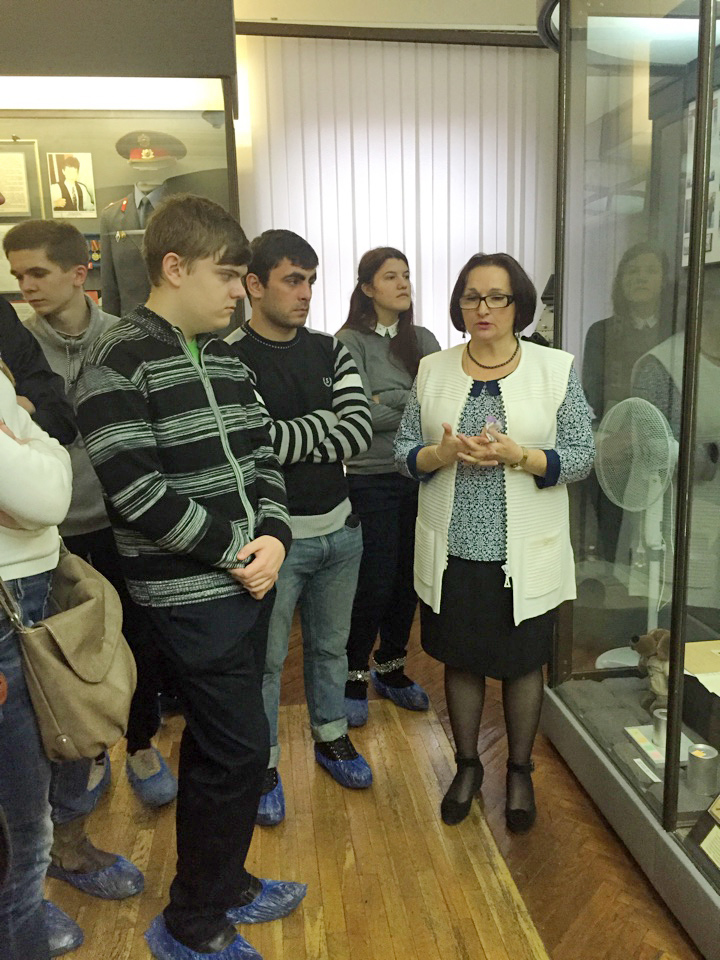 Студенты РМАТ в Центральном музее МВД России