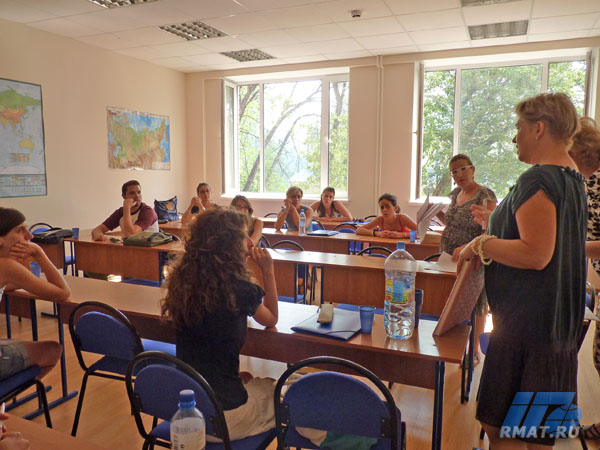 Итоговое тестирование итальянских студентов в летней школе РМАТ