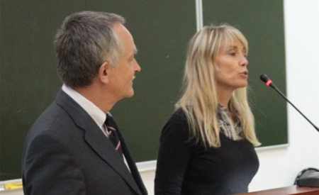 Руководитель Агентства по развитию туризма во Франции региона Рон-Альп – Бенедикт Фурнье на посвящении студентов РМАТ-Vatel